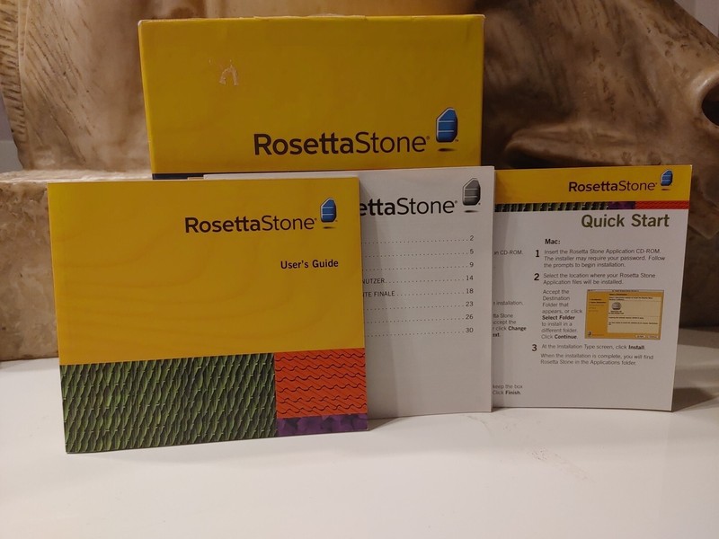 Rosetta Stone Spanish Version 3 (2007) Level 1-3 Set *No Headphones Read gallery