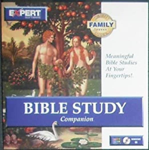 Expert Bible Study Companion PC CD 10 translations lessons sermons planner notes