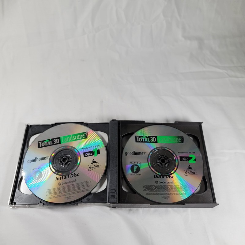 Broderbund Total 3D Landscape Deluxe 5 CD SetWindows 95 98 Complete gallery