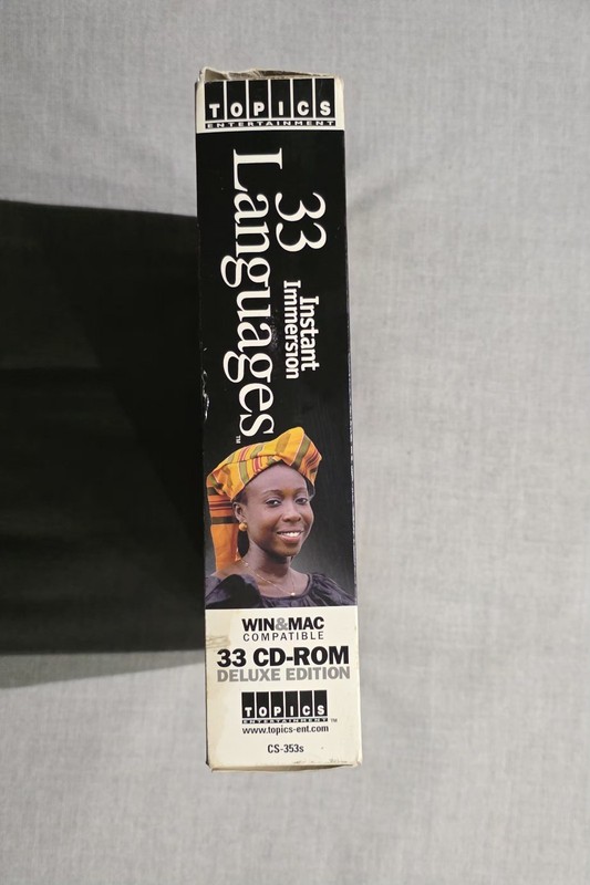 Instant Immersion 33 Languages Deluxe Edition 33 CD-ROM Set New Sealed Topics gallery