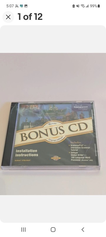 Transparent Language Bonus CD GrammarPro Globalwriter 98 Software PC Mac New
