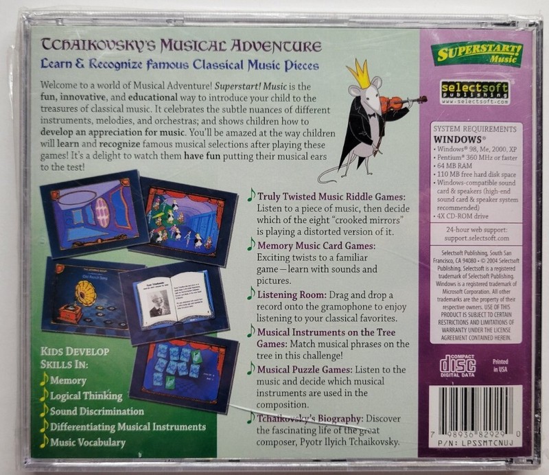 Tchaikovsky's Musical Adventure Fun Way To Learn Classical Music PC CD-ROM 2004 gallery