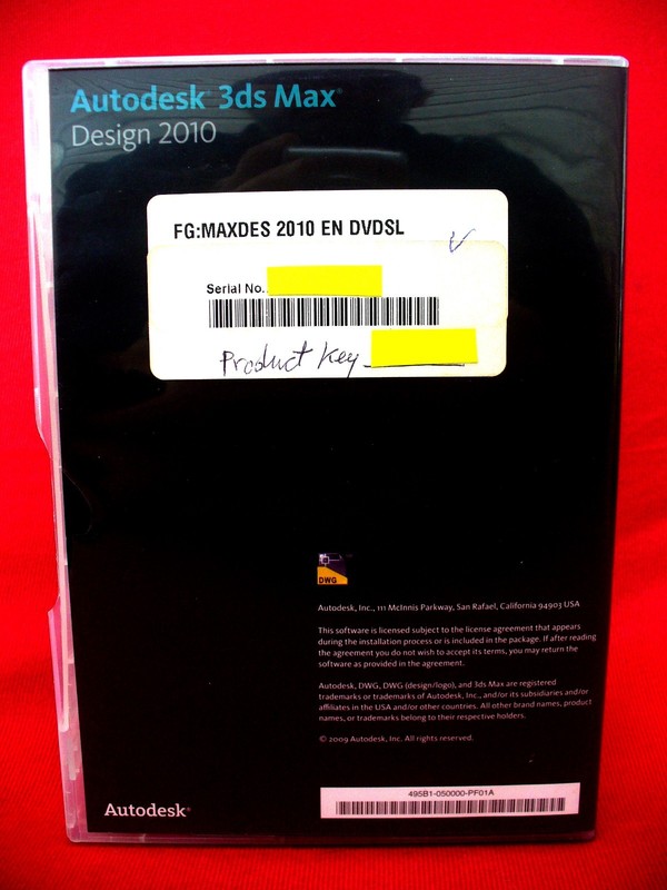 Autodesk 3ds Max - Design 2010 - DVD Software with Serial Number and Product Key gallery