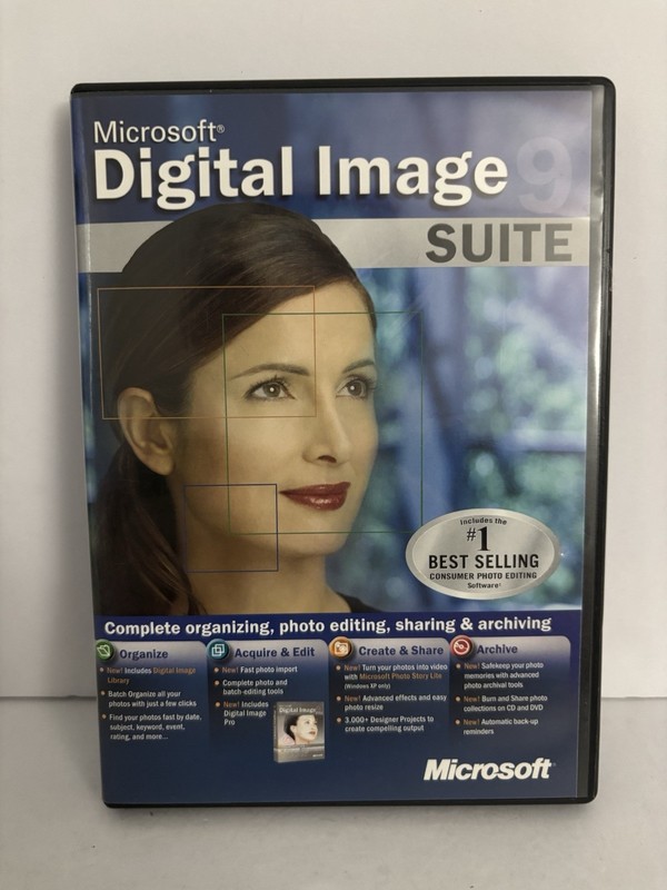 Microsoft Digital Image Suite 9 2003 For Windows 98/ME/2000/XP – Read Info