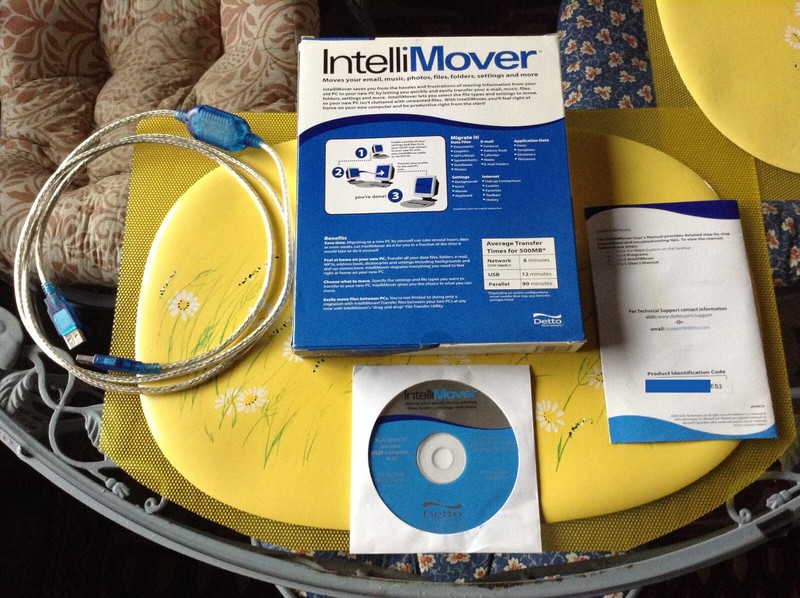 Detto INTELLIMOVER USB PC DATA TRANSFER KIT w/ Program Disk & Product Key EC gallery