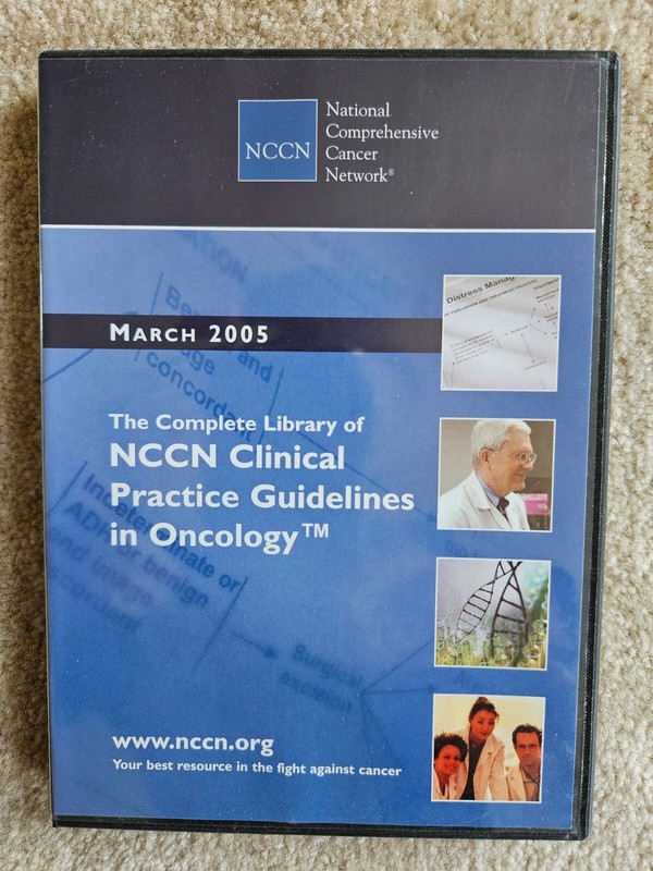 The Complete Library of NCCN Clinical Practice Guidelines in Oncology CD-ROM