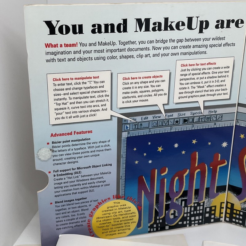 Bitstream Make Up For Microsoft Windows Special Effects For Type Made Easy 1992 gallery