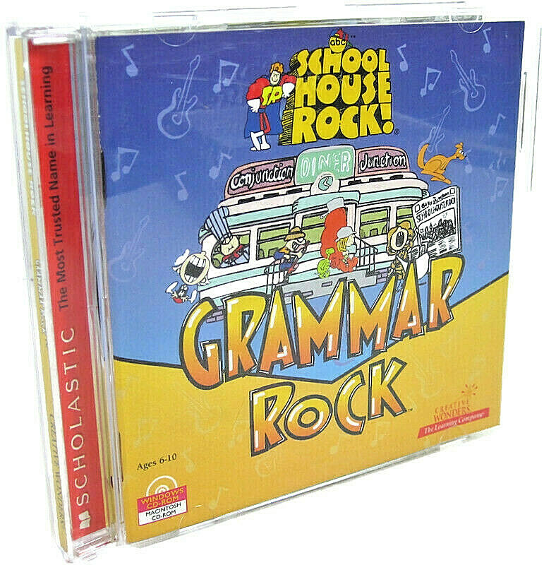 School House Rock! Grammar Rock Creative Wonders CD 6302133N Windows Mac (1999)