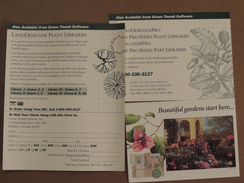 LandDesigner for Windows 3.1 by Green Thumb Software 3.5" Diskette Media gallery