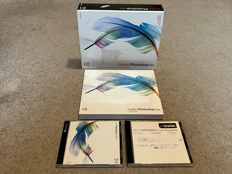 Adobe PhotoShop 7.0 CS2 User Guide Training Video Workshop Vintage