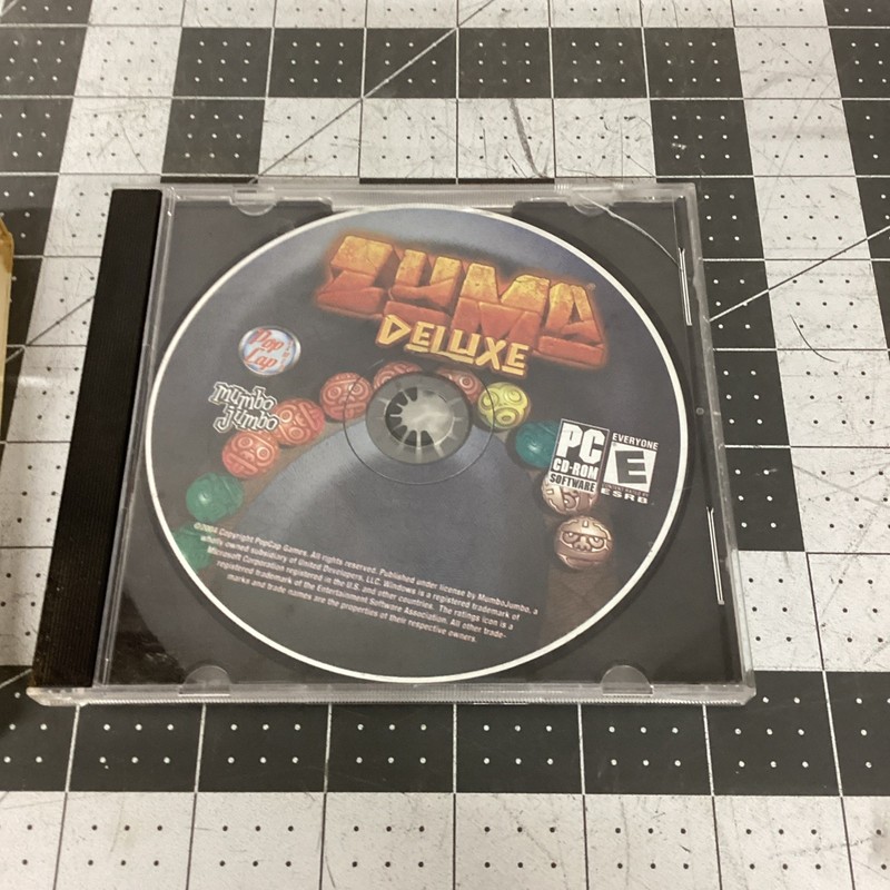 Zuma Deluxe PC CD-ROM Software Pop Cap Games 2004 w/ slipcover gallery