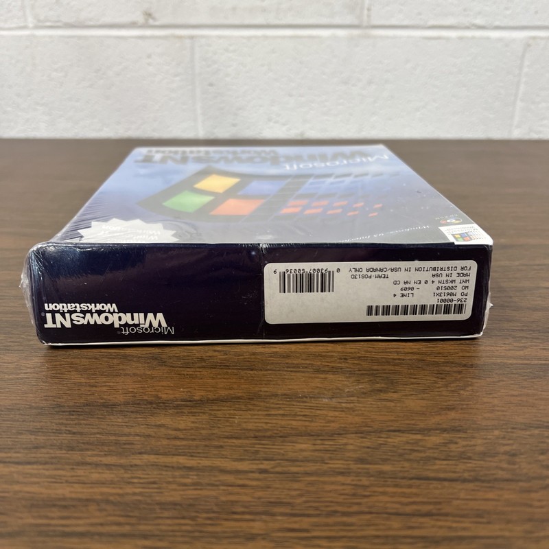 Microsoft Windows NT Workstation 4.0 CD Full Version Retail Box Factory SEALED gallery