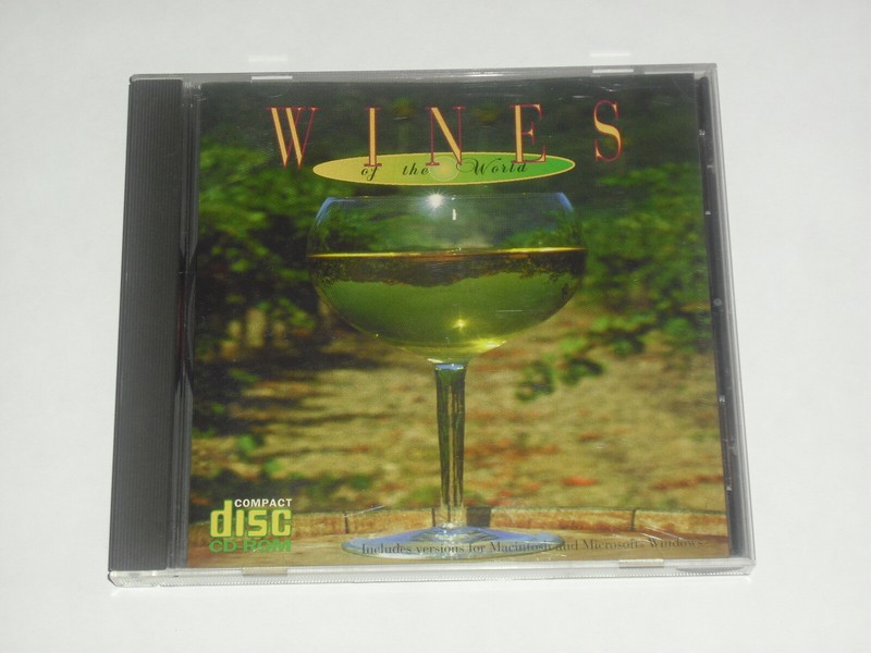 Wines of The World, Vintage Software for Mac OS (6.x, 7.x) & Windows 3.1 CD-ROM