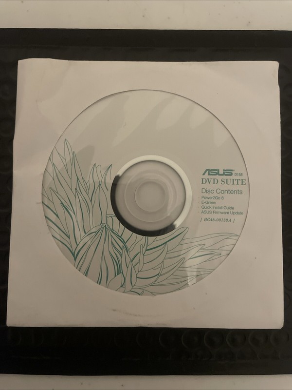 ⭐️⭐️⭐️⭐️⭐️ASUS D158 DVD Suite PC Software DVD Disc
