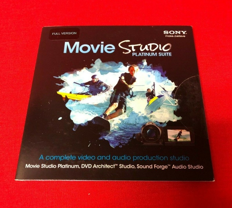 SONY Movie Studio Platinum Suite Version 12 New open box FOR WINDOWS