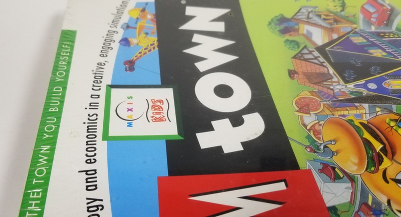 Sim Town Maxis Kids PC Game 1995 Windows 3.1 / 95 / Mac Sealed Big Box Vintage gallery