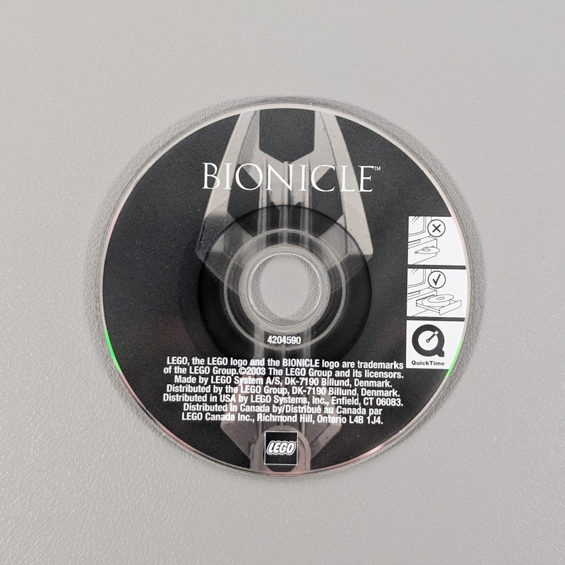 PC Game Lot of 6: LEGO BIONICLE Disc 1 + Bionicle Mini Discs | Collectible Games gallery