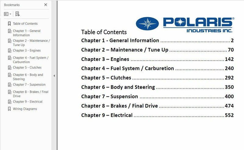 1999 Polaris Snowmobile Indy 700 800 XCR Series Service Repair Manual ON CD gallery