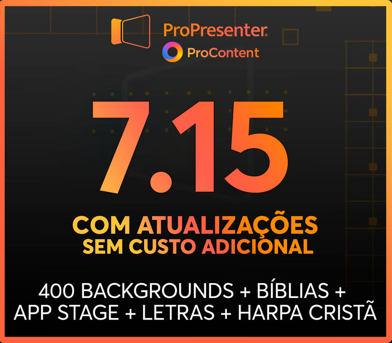 Propresenter 7.15 com Bíblias em português