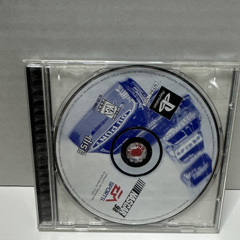 EA Sports NASCAR 98 Racing Game Sony PlayStation 1 CD English SLUS-00521
