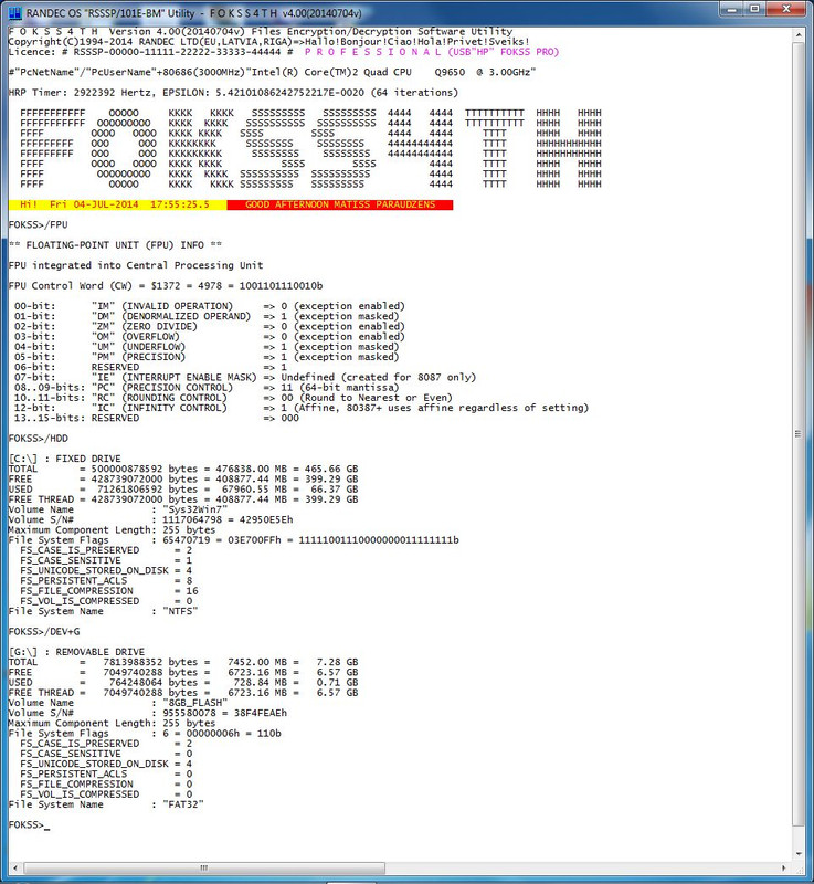 RANDEC FOKSS4th PRO Software+Aladdin HASP USB HASP4 M1 Security Key dongle gallery