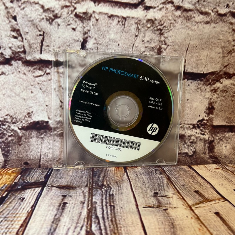 HP PHOTOSMART 6510 Series Windows, 21.0.0 and Mac OS X, 12.8.0 CD Software