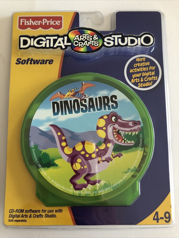Digital Arts Crafts Studio Dinosaurs Software
