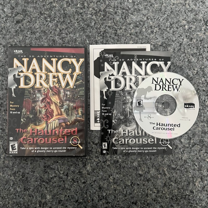 Nancy Drew: The Haunted Carousel - PC Mystery | W/ Registration Card