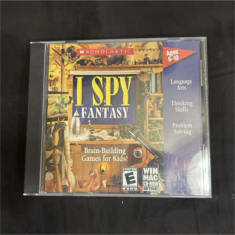 Scholastic I Spy Fantasy Educational PC CD-ROM Game Windows 95/98/2000/Me/XP