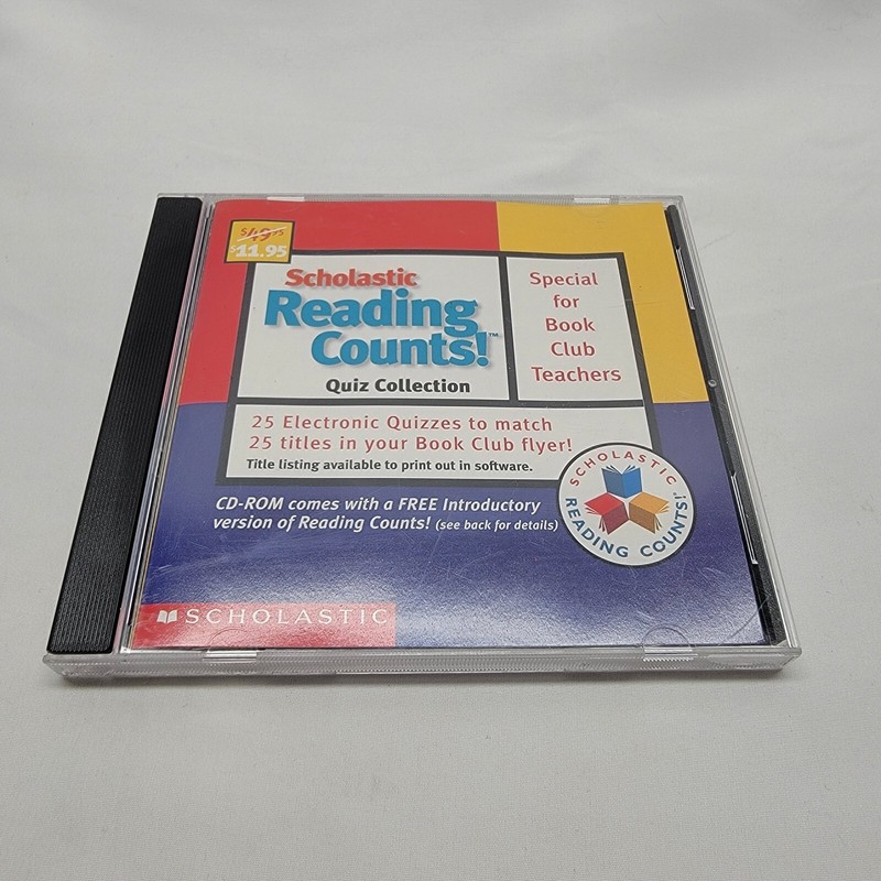 Scholastic Reading Counts! Quiz Collection PC CD-ROM (2000) Windows Mac