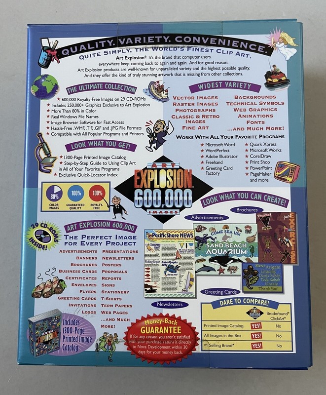 Art Explosion 600,000 Images Clip Art Software 29 CDs Windows. Brand New. Sealed gallery