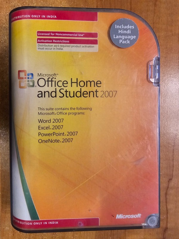 Microsoft Office Home & Student – Includes Hindi Language Pack, License Included