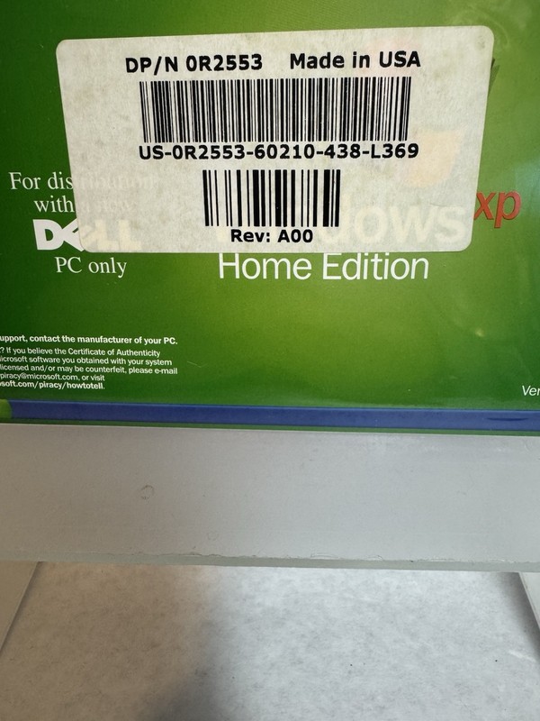 NEW Microsoft Windows XP 2002 Home Edition DELL PC ONLY CD PLEASE READ gallery