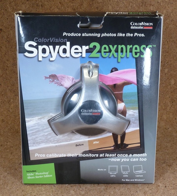 Color Vision Spyder2Express Color Monitor Calibration Kit- CRT LCD