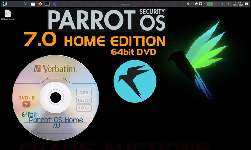 PARROT OS 4.11 Security / Privacy LINUX INSTALL & LIVE 64bit DVD gallery