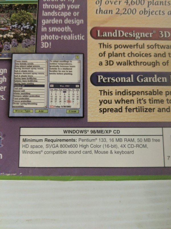 Custom 3D Land PC CD LandDesigner 3D/Personal Garden Planner Design ~ #174b gallery