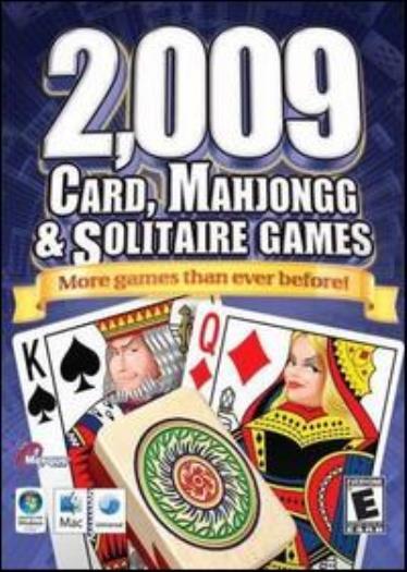 Masques 2,009 Cards, Mahjongg & Solitaire Games PC CD collection tile matching!