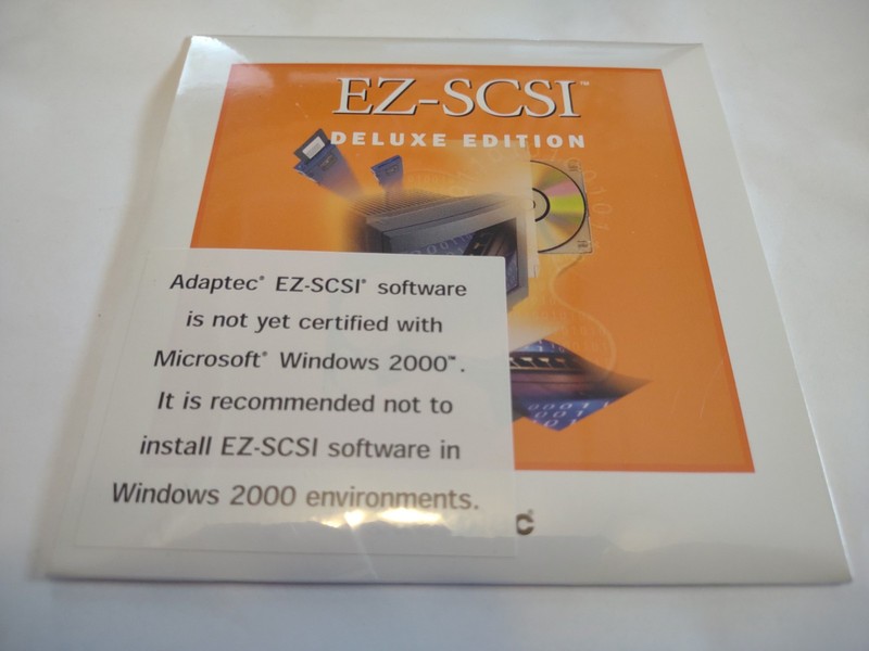 Adaptec EZ-SCSI 5.0 Deluxe Edition CD-ROM 512358-00