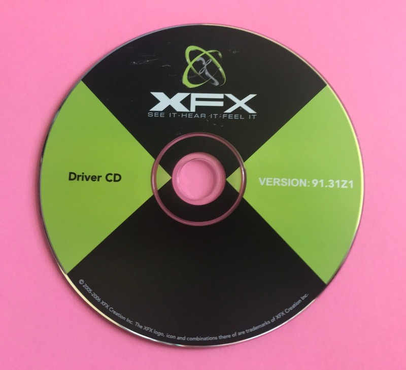 XFX Creation Driver CD Software Only Version 91.31Z1