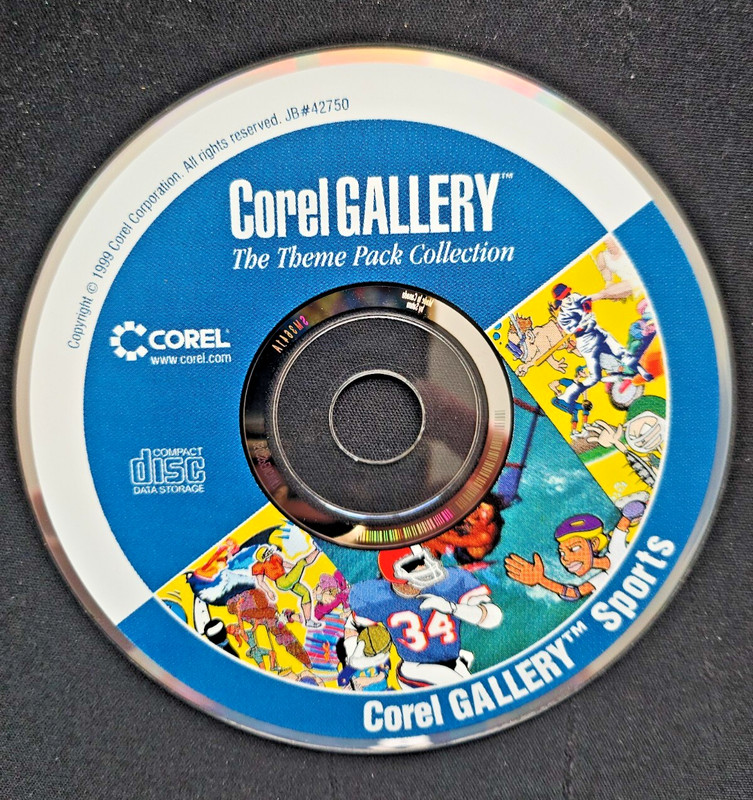 Corel Gallery SPORTS – THEME PACK COLLECTION !CD ONLY!