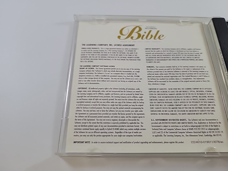 The Complete Multimedia Bible: King James PC CD religious Gospel study tools! gallery