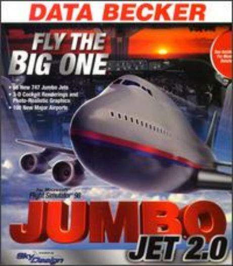 Jumbo Jet 2.0 for Microsoft Flight Simulator 98 PC CD add-on expansion sim game!