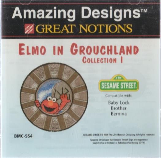 Amazing Designs: Great Notions: Elmo In Grouchland Collection I Memory Card SS4