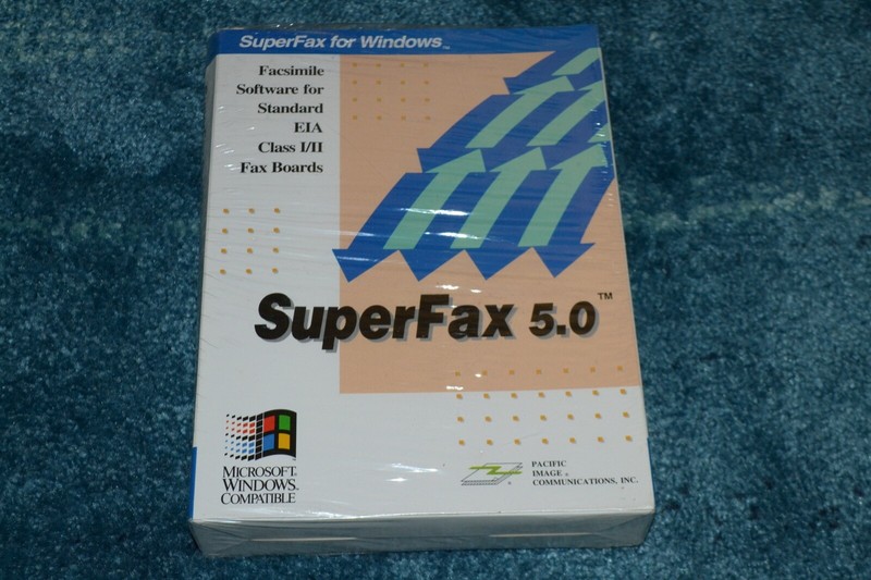 SuperFax 5.0~Windows~Software For Standard EIA Class I/II Fax Boards~SEALED
