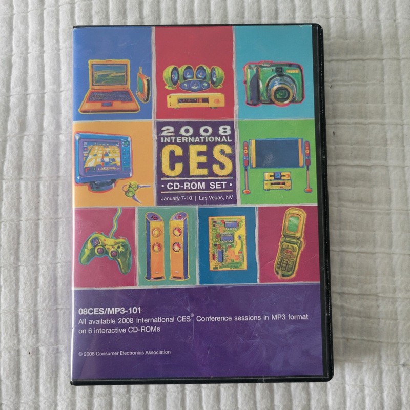 2008 International CES CD-ROM set of 6 discs – Given out to show attendees