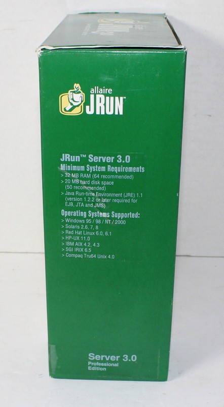 MACROMEDIA ALLAIRE JRUN JAVA APPLICATION SERVER 3.0 gallery