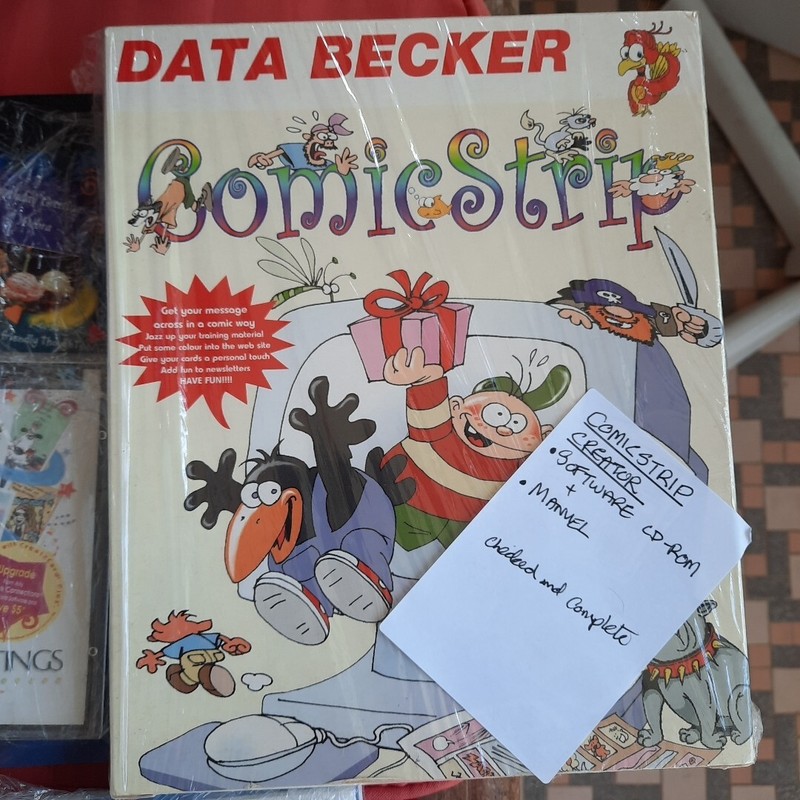American Greetings Creatacard Micrografx Data Becker Comics strip Vintage PC Win gallery