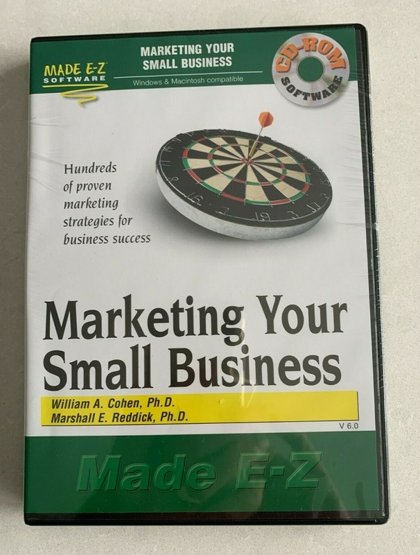 MARKETING YOUR SMALL BUSINESS – Made E-Z CD-ROM Brand NEW Sealed 2001