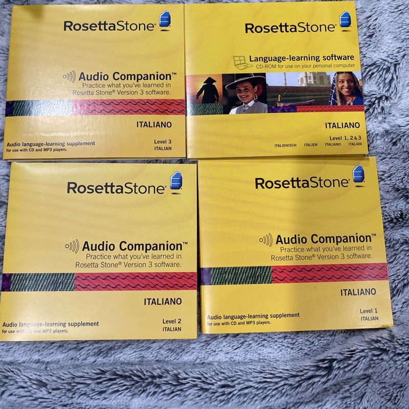 Rosetta Stone V3: Italian Level 1-3 with Audio Comp- 1 & 3 Complete 16 Disc gallery