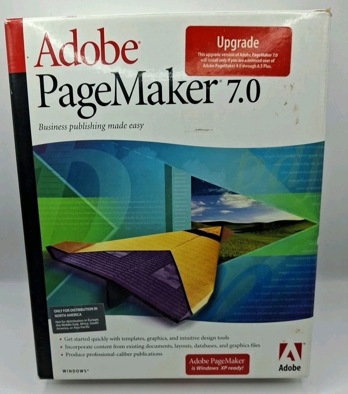 Adobe PageMaker 7.0 for Windows Upgrade Version